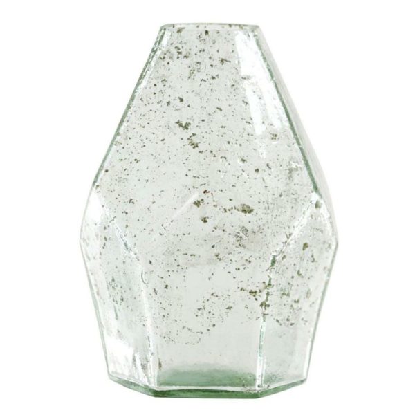 VASO VETRO -SFACCETTATO- 6X14 H21 CM TRASPARENTE VASO VETRO -SFACCETTATO- 6X14 H21 CM TRASPARENTE