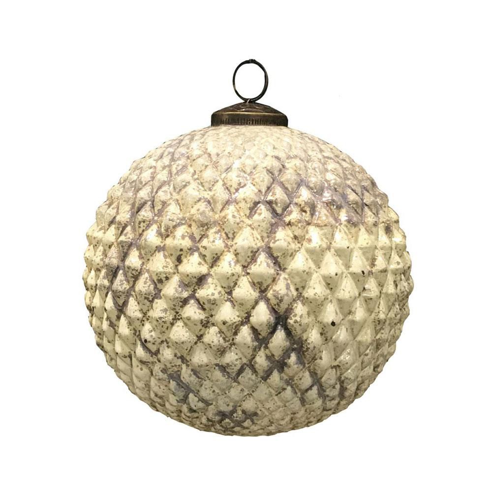 SFERA VETRO MM.150 RILIEVO LUC. ORO ANTICO SFERA VETRO MM.150 RILIEVO LUC. ORO ANTICO