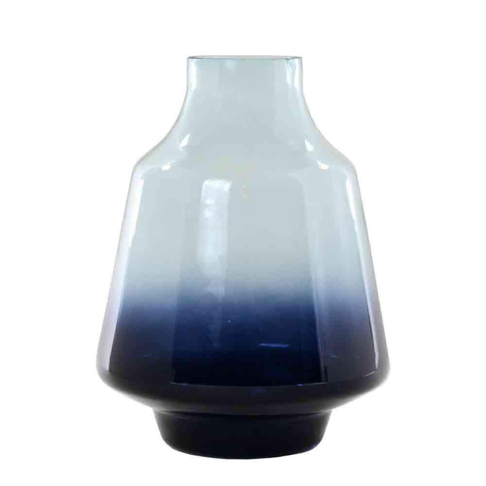 VASO VETRO D.19 H25,5 CM SFUMATO BLU VASO VETRO D.19 H25,5 CM SFUMATO BLU