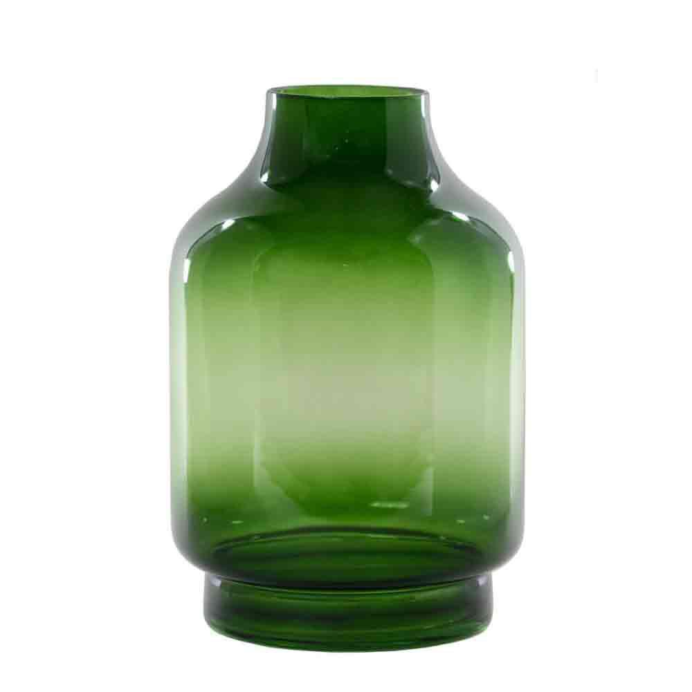 VASO VETRO D.17 H26 CM SFUMATO VERDE VASO VETRO D.17 H26 CM SFUMATO VERDE