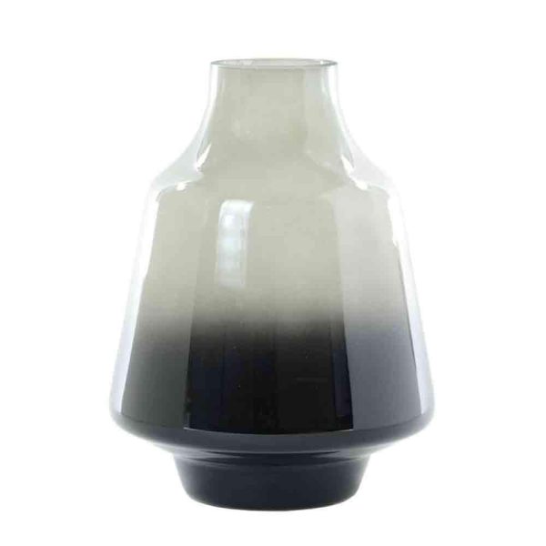 VASO VETRO D.19 H25,5 CM SFUMATO NERO VASO VETRO D.19 H25,5 CM SFUMATO NERO