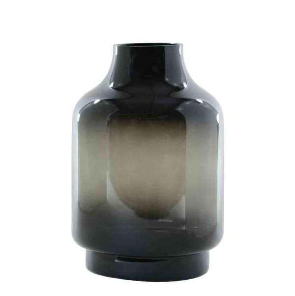 VASO VETRO D.17 H26 CM SFUMATO NERO VASO VETRO D.17 H26 CM SFUMATO NERO