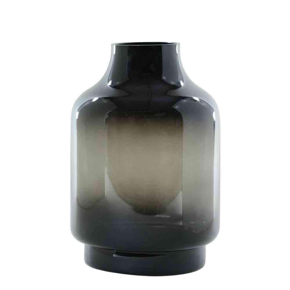 VASO VETRO D.17 H26 CM SFUMATO NERO VASO VETRO D.17 H26 CM SFUMATO NERO
