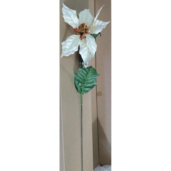 STELLA DI NATALE POINSETTIA CM.60 BIANCO STELLA DI NATALE POINSETTIA CM.60 BIANCO