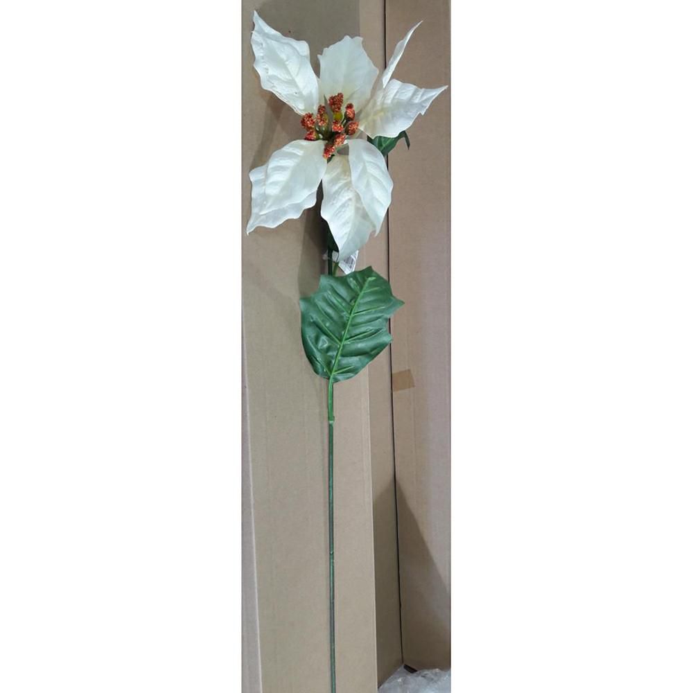 STELLA DI NATALE POINSETTIA CM.60 BIANCO