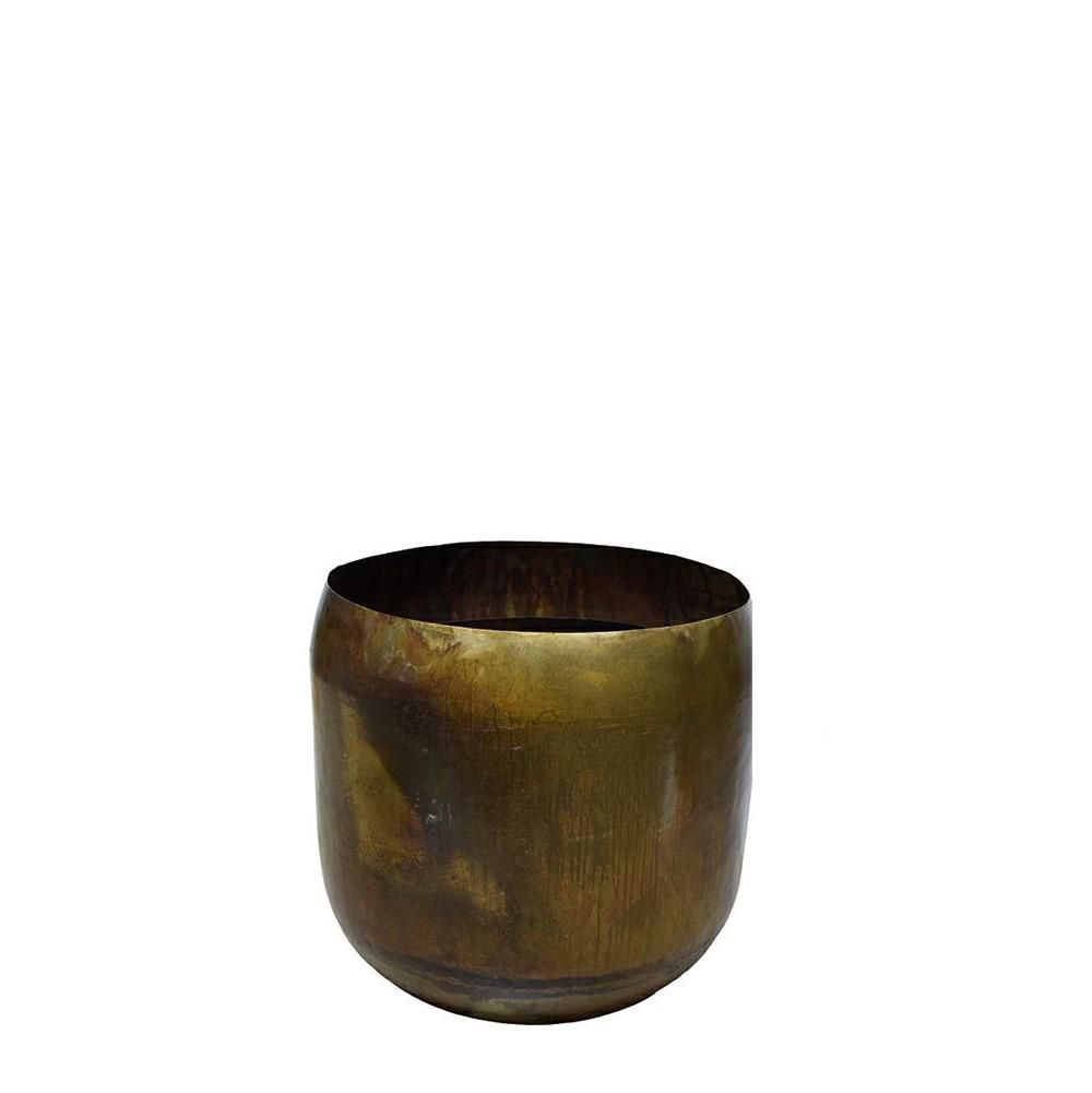 VASO METALLO D.50 CM H.46 CM ORO ANTICATO