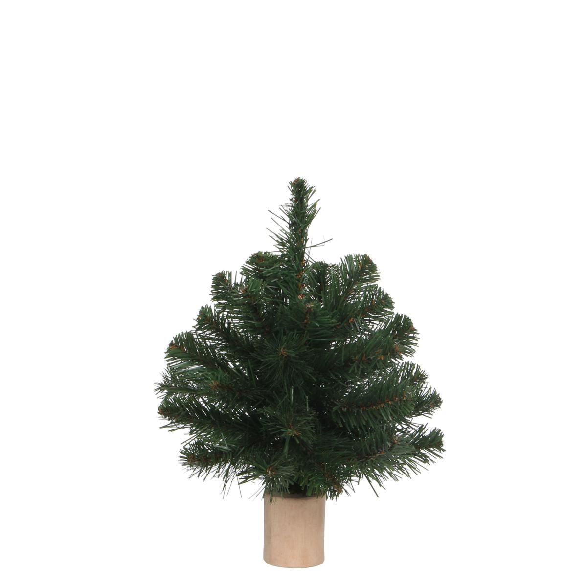 ALBERO NATALE C/TRONCHETTO LEGNO D.28 H.30 CM TIPS 31 VERDE