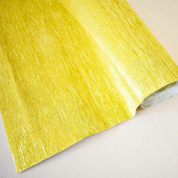 CARTA CRESPA ORO METALLIZZATA T.U.