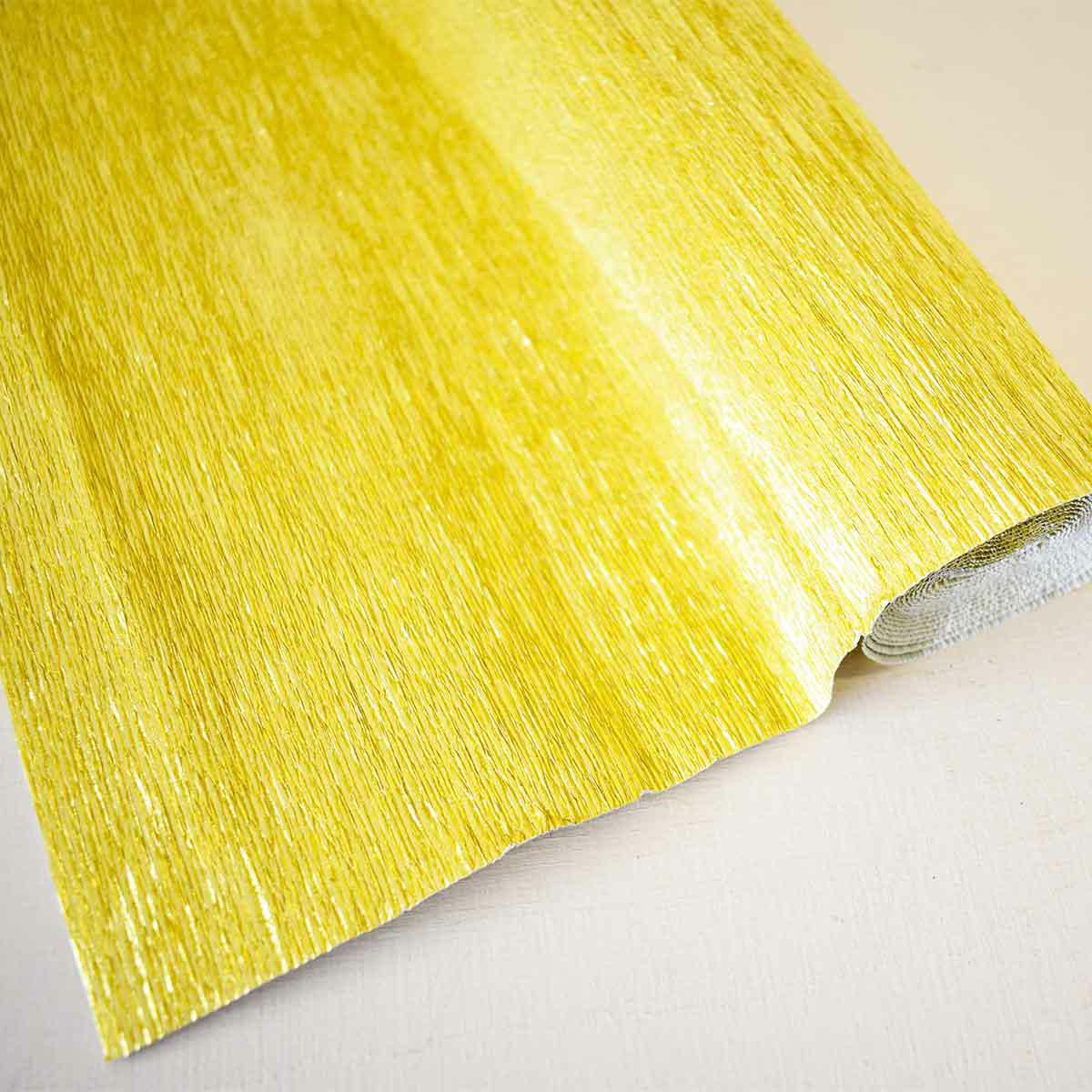 CARTA CRESPA ORO METALLIZZATA T.U.