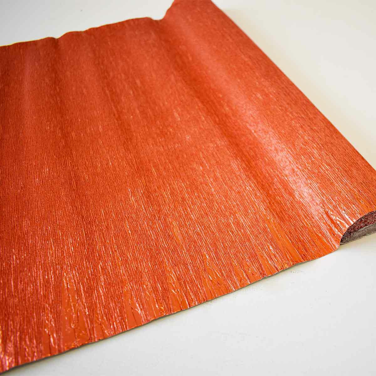 CARTA CRESPA ROSSO METALLIZZATA T.U.