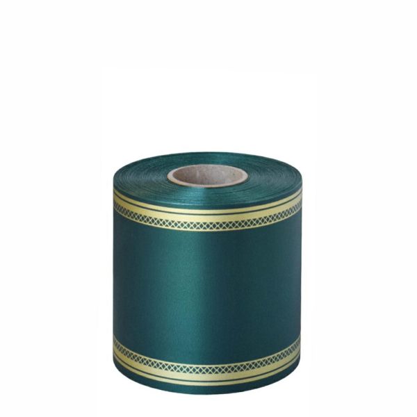 NASTRO CARTA FUNEBRE LAURO 100MM 50MT VERDE SCURO NASTRO CARTA FUNEBRE LAURO 100MM 50MT VERDE SCURO