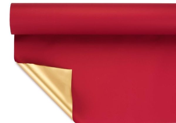 BOBINA PPL PERL F/P CM 100X25 MT 40MY BORDEAUX/ORO BOBINA PPL PERL F/P CM 100X25 MT 40MY BORDEAUX/ORO