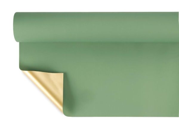 BOBINA PPL PERL F/P CM 100X25 MT 40MY VERDE/ORO BOBINA PPL PERL F/P CM 100X25 MT 40MY VERDE/ORO