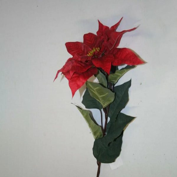 STELLA DI NATALE POINSETTIA SINGOLA 9FG CM.82 ROSSO STELLA DI NATALE POINSETTIA SINGOLA 9FG CM.82 ROSSO