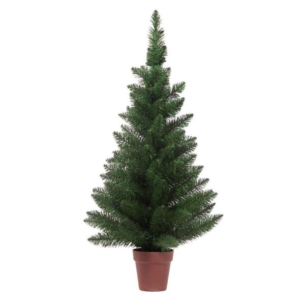 ALBERO NATALE C/VASO H.90 CM TIPS 103 VERDE ALBERO NATALE C/VASO H.90 CM TIPS 103 VERDE