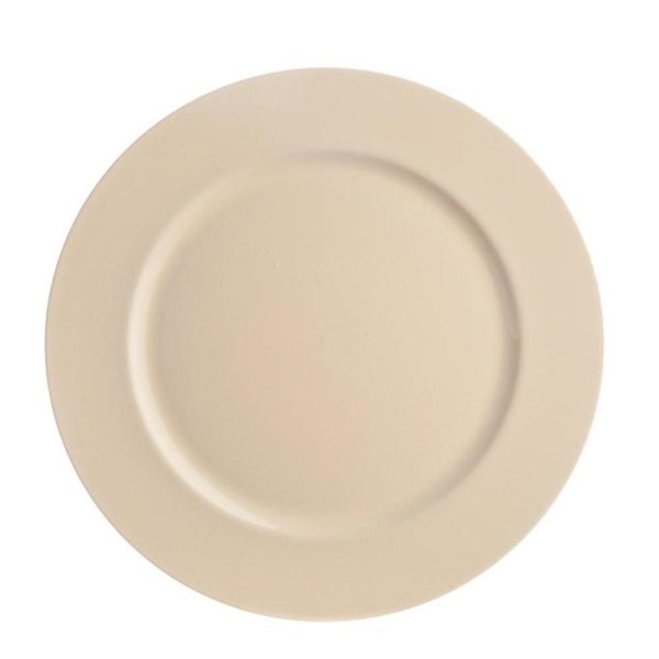 SET 6 PIATTI POLIRESINAD.33 CM AVORIO SET 6 PIATTI POLIRESINAD.33 CM AVORIO