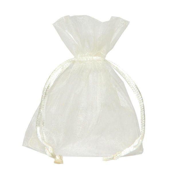 SACCHETTO ORGANZA PZ.1012X9 CM AVORIO SACCHETTO ORGANZA PZ.1012X9 CM AVORIO