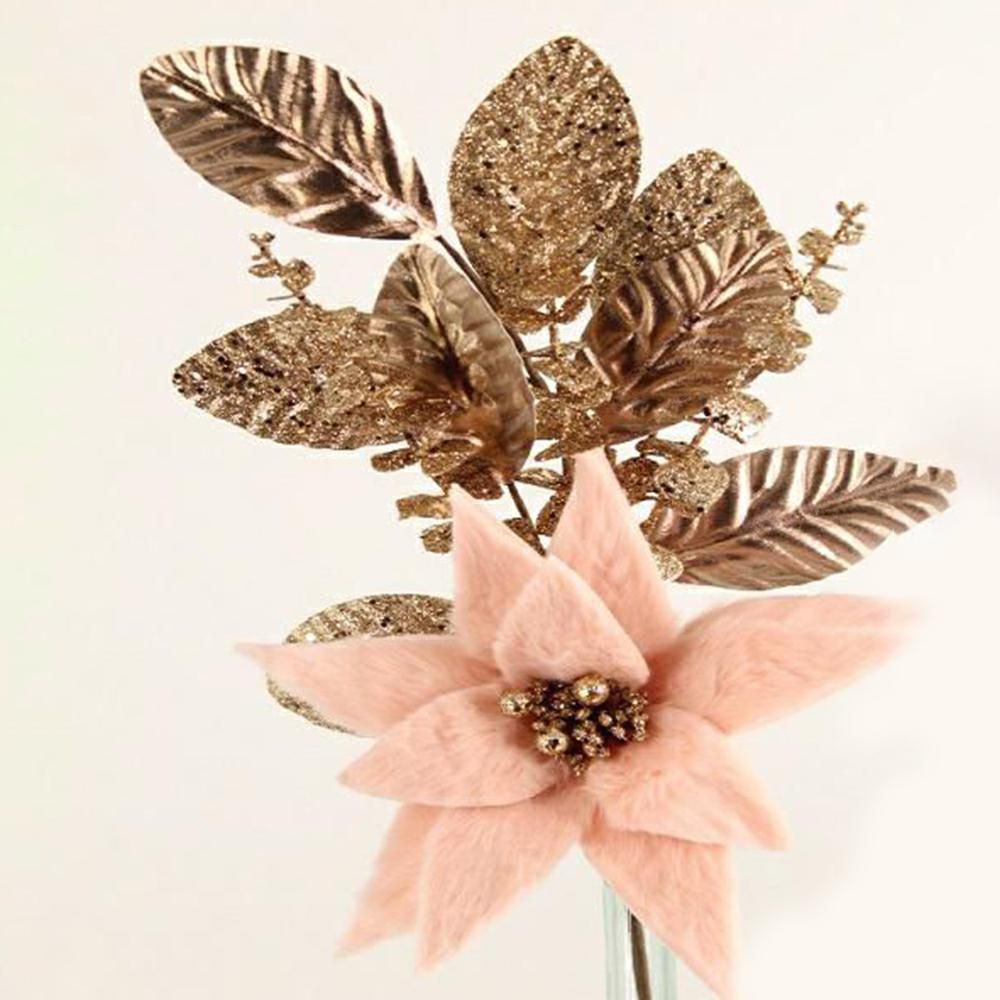 FIORE POINSETTIA RAMO CM.71 ROSA FIORE POINSETTIA RAMO CM.71 ROSA