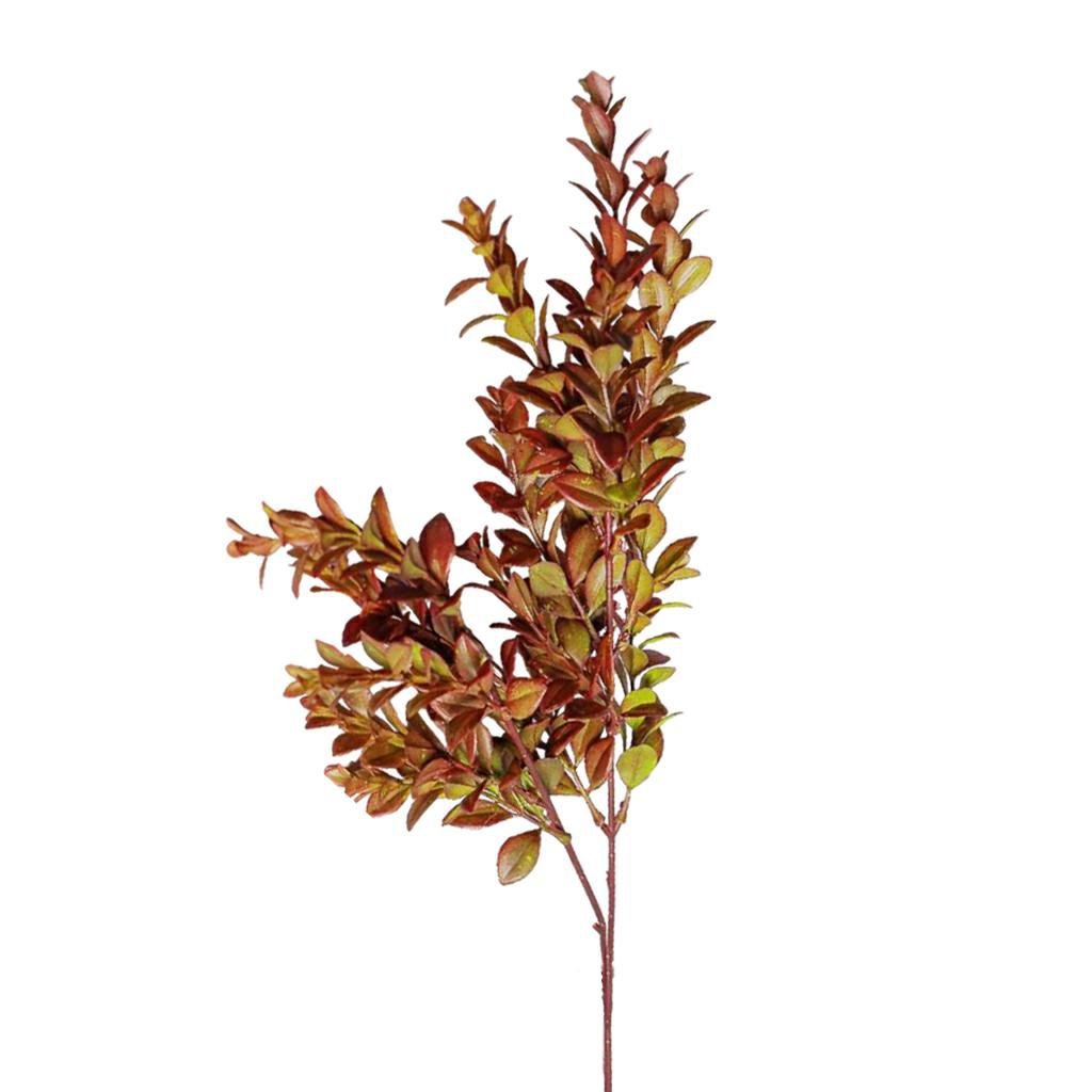 RAMO FOGLIE BOSSO 17X CM.73 BURGUNDY RAMO FOGLIE BOSSO 17X CM.73 BURGUNDY