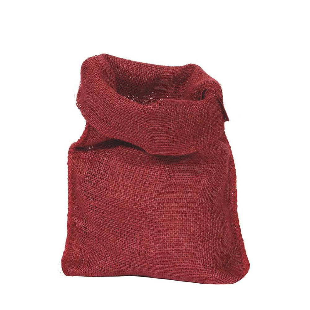 SET 6 SACCHETTI JUTA 35X35 CM H.50 CM ROSSO SET 6 SACCHETTI JUTA 35X35 CM H.50 CM ROSSO