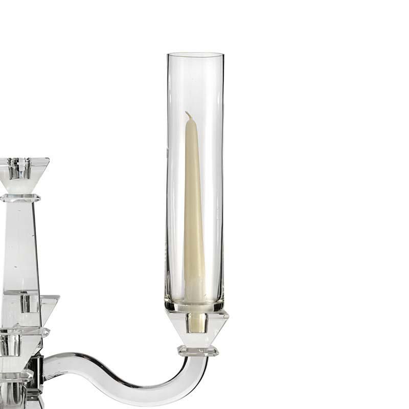 PARAFIAMMA VETRO CILINDRO D.6 CM H.30 CM TRASPARENTE