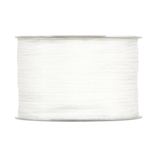 NASTRO VOILE 63MM 20MT -BRIDE- BIANCO