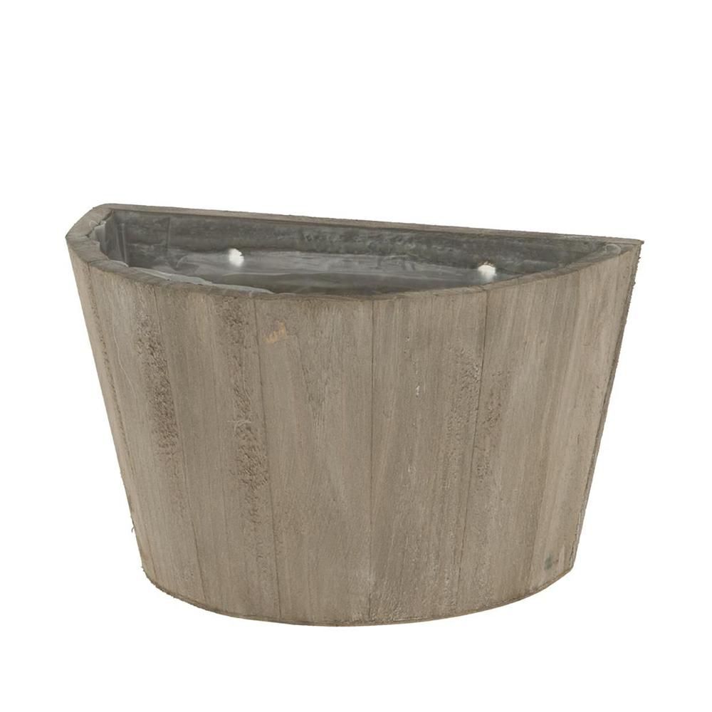 VASO LEGNO D/APP.SEMICERCHIO 19,5X11X12 NAT.WASH VASO LEGNO D/APP.SEMICERCHIO 19,5X11X12 NAT.WASH