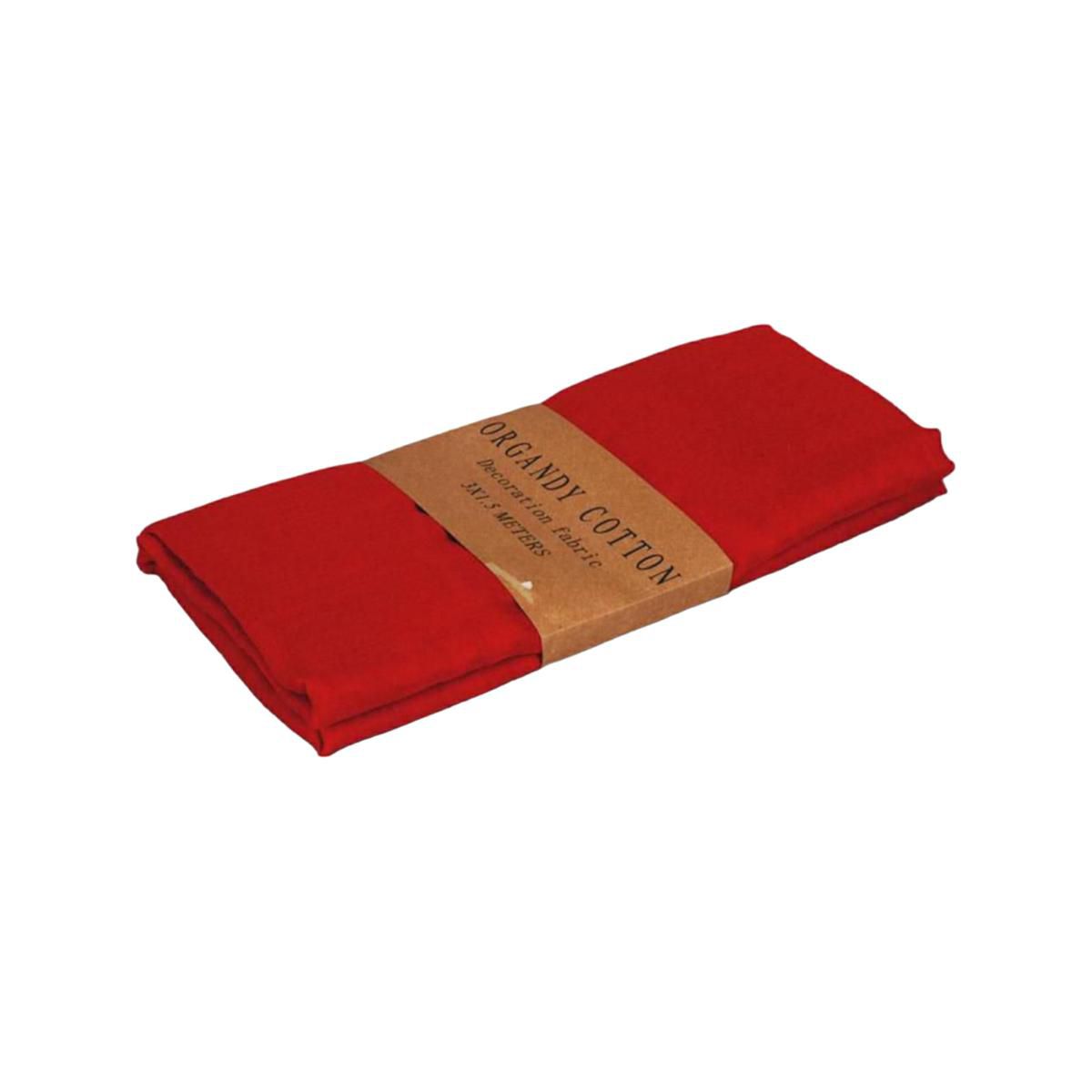 TESSUTO DECO FABRIC COT. 3X1,5M. ROSSO