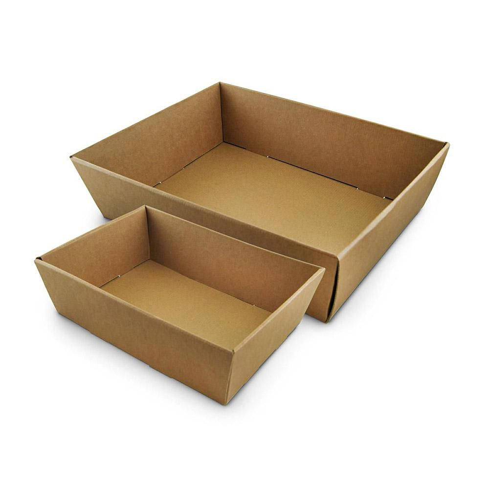 SET 5 CESTI CARTONE CM.29X21X9 NATURALE SET 5 CESTI CARTONE CM.29X21X9 NATURALE