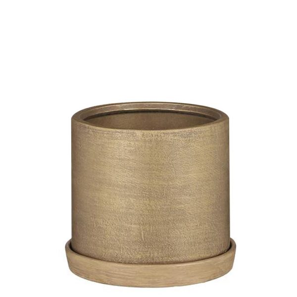 VASO CERAMICA D.24 CM H.21 CM ORO VASO CERAMICA D.24 CM H.21 CM ORO