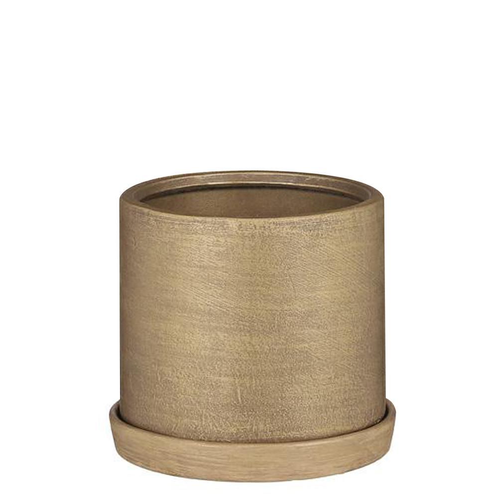 VASO CERAMICA D.24 CM H.21 CM ORO VASO CERAMICA D.24 CM H.21 CM ORO