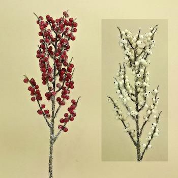 BACCHE SPRAY 30p GHIACCIATO BIANCO