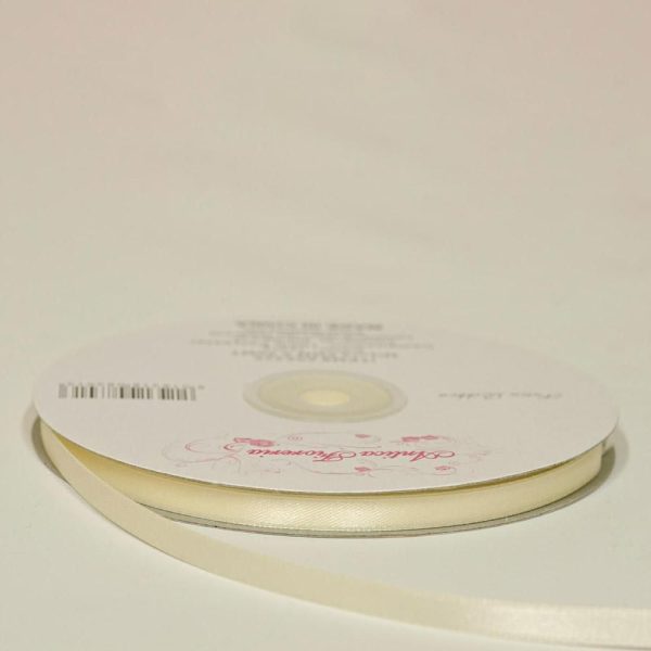 NASTRO DOPPIO RASO 6MM 50MT AVORIO NASTRO DOPPIO RASO 6MM 50MT AVORIO