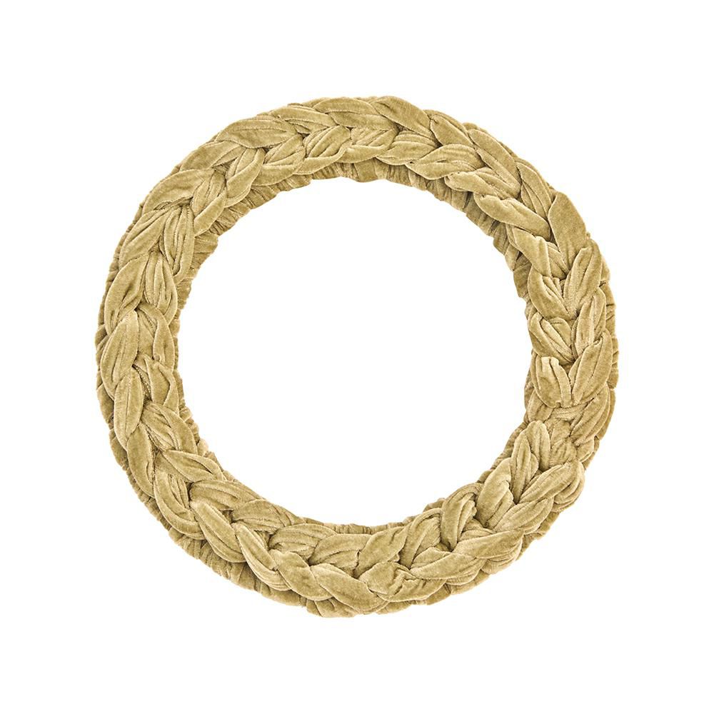 CORONA VELLUTO D.48 CM VERDE CHIARO CORONA VELLUTO D.48 CM VERDE CHIARO