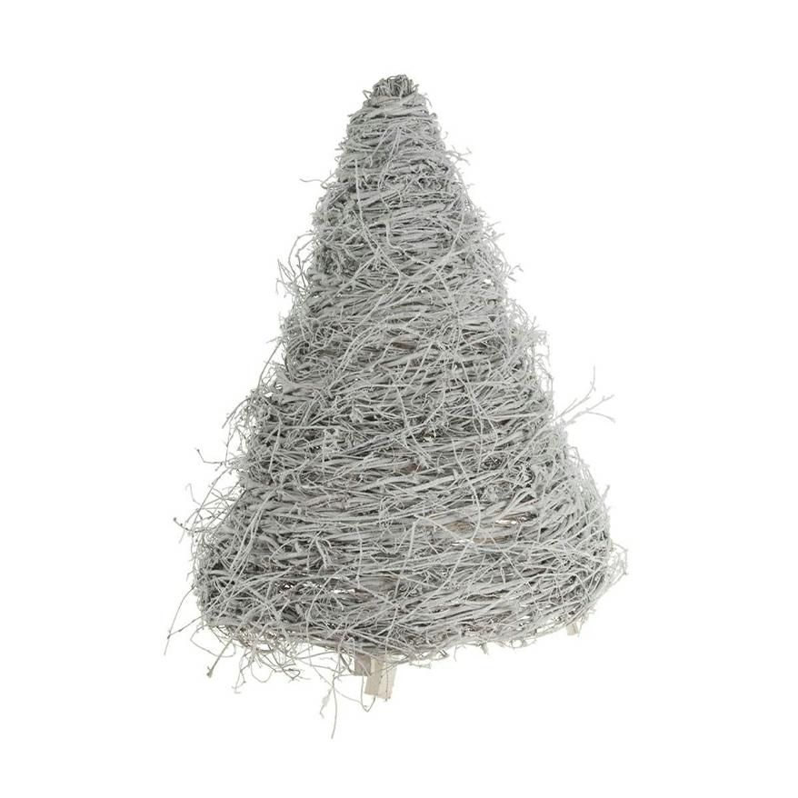 ALBERO RAMETTI BETULLA H.90 CM -XMAS- INNEVATO BIANCO