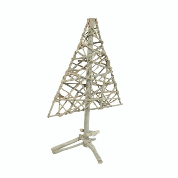 ALBERO LEGNO VITE H.75 CM FROSTED BIANCO ALBERO LEGNO VITE H.75 CM FROSTED BIANCO