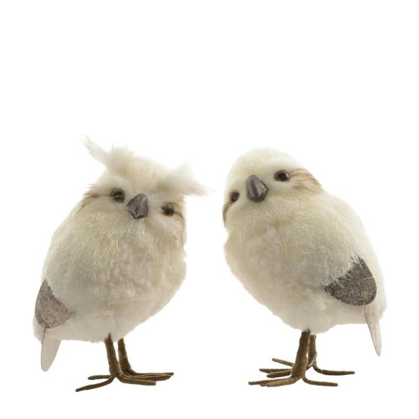 GUFO FOAM/PELUCHE H.12 CM D/APP. 2ASS. BIANCO GUFO FOAM/PELUCHE H.12 CM D/APP. 2ASS. BIANCO