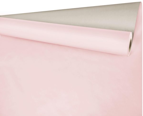 BOBINA PAPER ROLLS BICOLORE -OFFSET- CM 79X50 MT ROSA/GRIGIO BOBINA PAPER ROLLS BICOLORE -OFFSET- CM 79X50 MT ROSA/GRIGIO