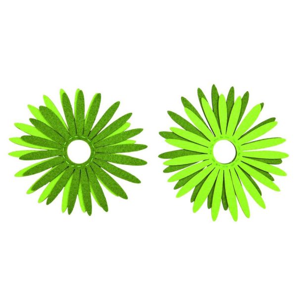 FIORE FILZ PZ4 D.13 ASS. VERDE CHIARO/VERDE SCURO FIORE FILZ PZ4 D.13 ASS. VERDE CHIARO/VERDE SCURO