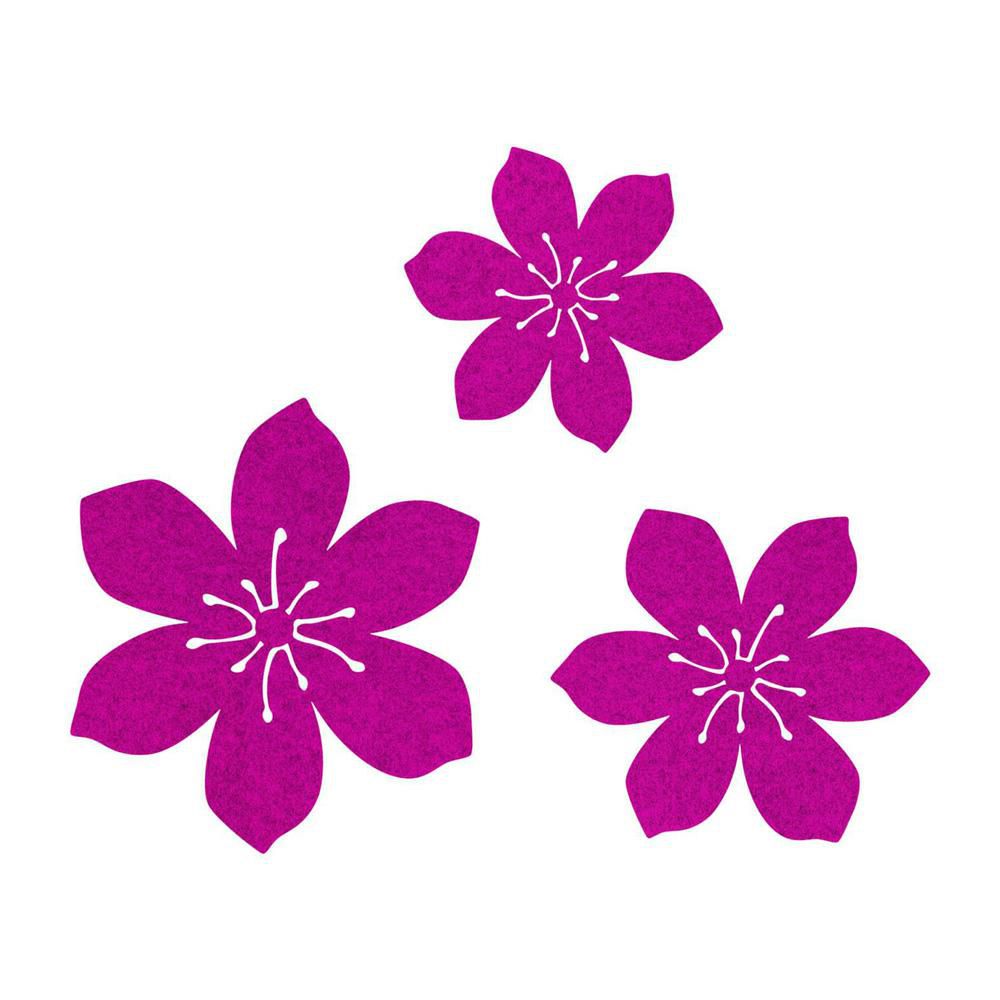 FIORE FELTRO PZ.12 ASS.FUCSIA FIORE FELTRO PZ.12 ASS.FUCSIA