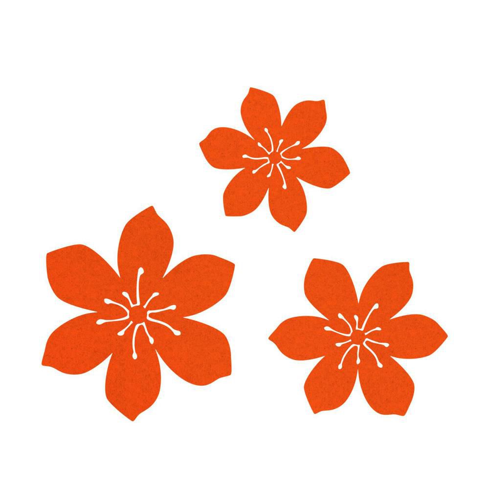 FIORE FELTRO PZ.12 ASS.ARANCIO FIORE FELTRO PZ.12 ASS.ARANCIO