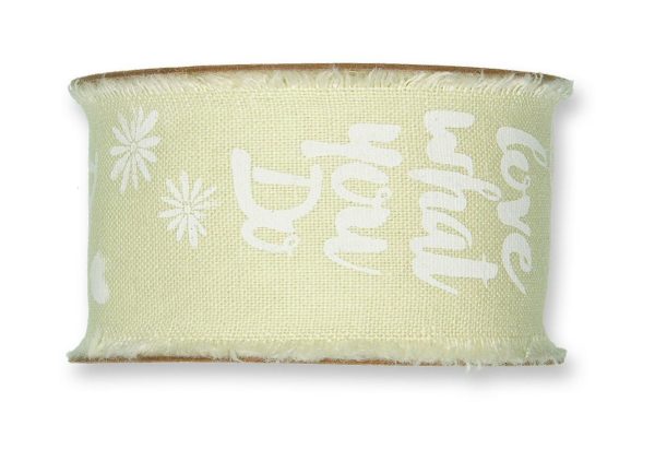 SET 3 NASTRI ART.24011 -LETTERING- 40MM 3MT VERDE PASTELLO