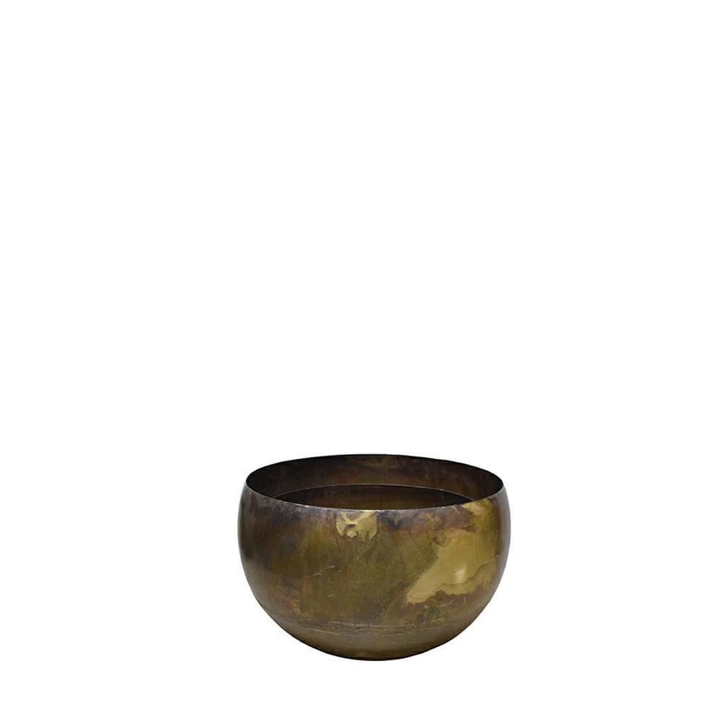 VASO METALLO D.51 CM H.30 CM ORO ANTICATO VASO METALLO D.51 CM H.30 CM ORO ANTICATO