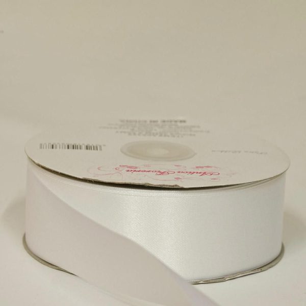 NASTRO DOPPIO RASO 38MM50MT BIANCO NASTRO DOPPIO RASO 38MM50MT BIANCO