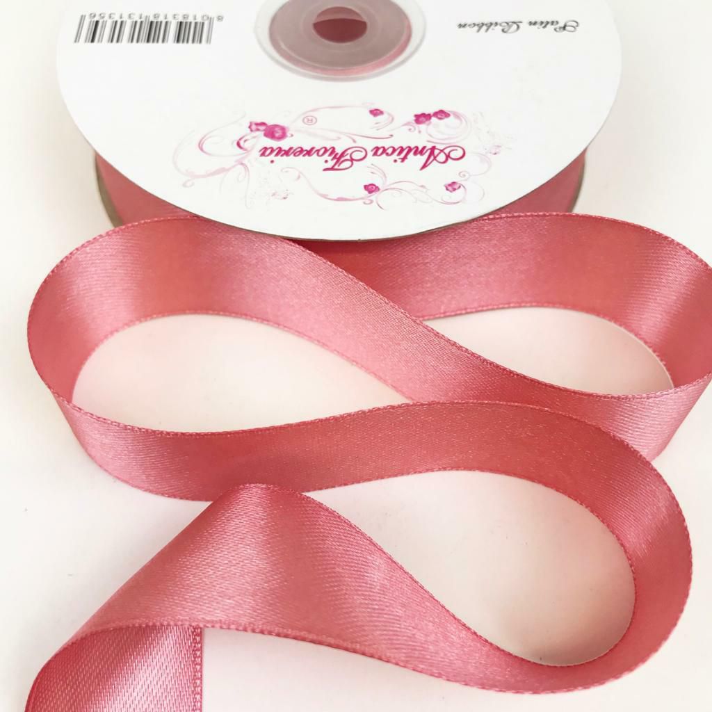 NASTRO DOPPIO RASO 25MM50MT ROSA ANTICO