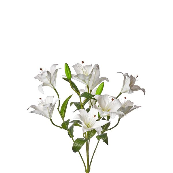 LILIUM BUSH 9X H.55 CM BIANCO LILIUM BUSH 9X H.55 CM BIANCO