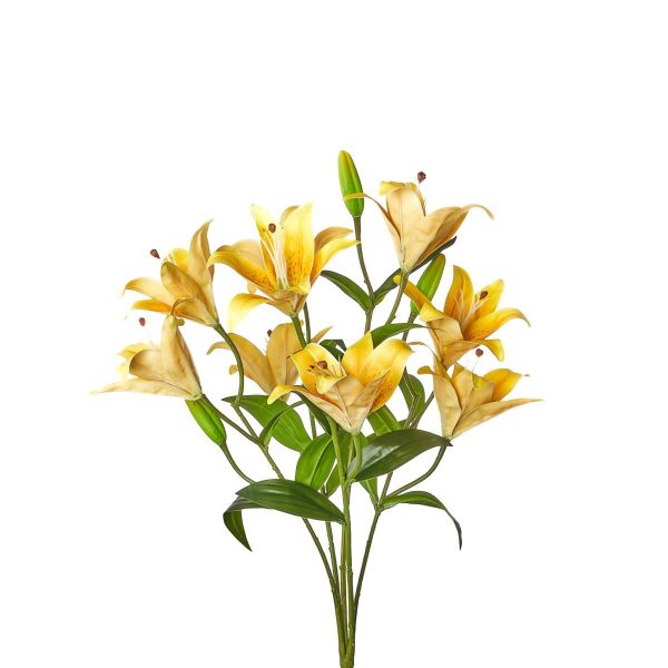 LILIUM BUSH 9X H.55 CM GIALLO LILIUM BUSH 9X H.55 CM GIALLO