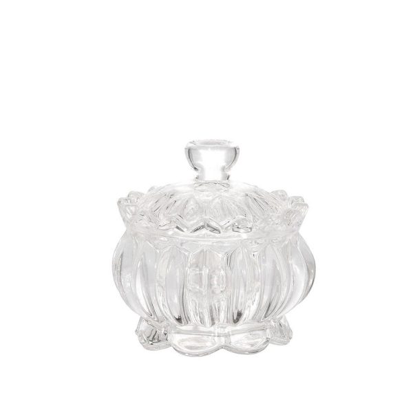 VASETTO VETRO C/TAPPO D.7,5 CM H.7,8 CM -VENEZIA- TRASPARENTE VASETTO VETRO C/TAPPO D.7,5 CM H.7,8 CM -VENEZIA- TRASPARENTE