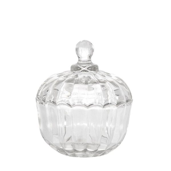 VASETTO VETRO C/TAPPO D.9 CM H.10,5 CM -FIRENZE- TRASPARENTE VASETTO VETRO C/TAPPO D.9 CM H.10,5 CM -FIRENZE- TRASPARENTE