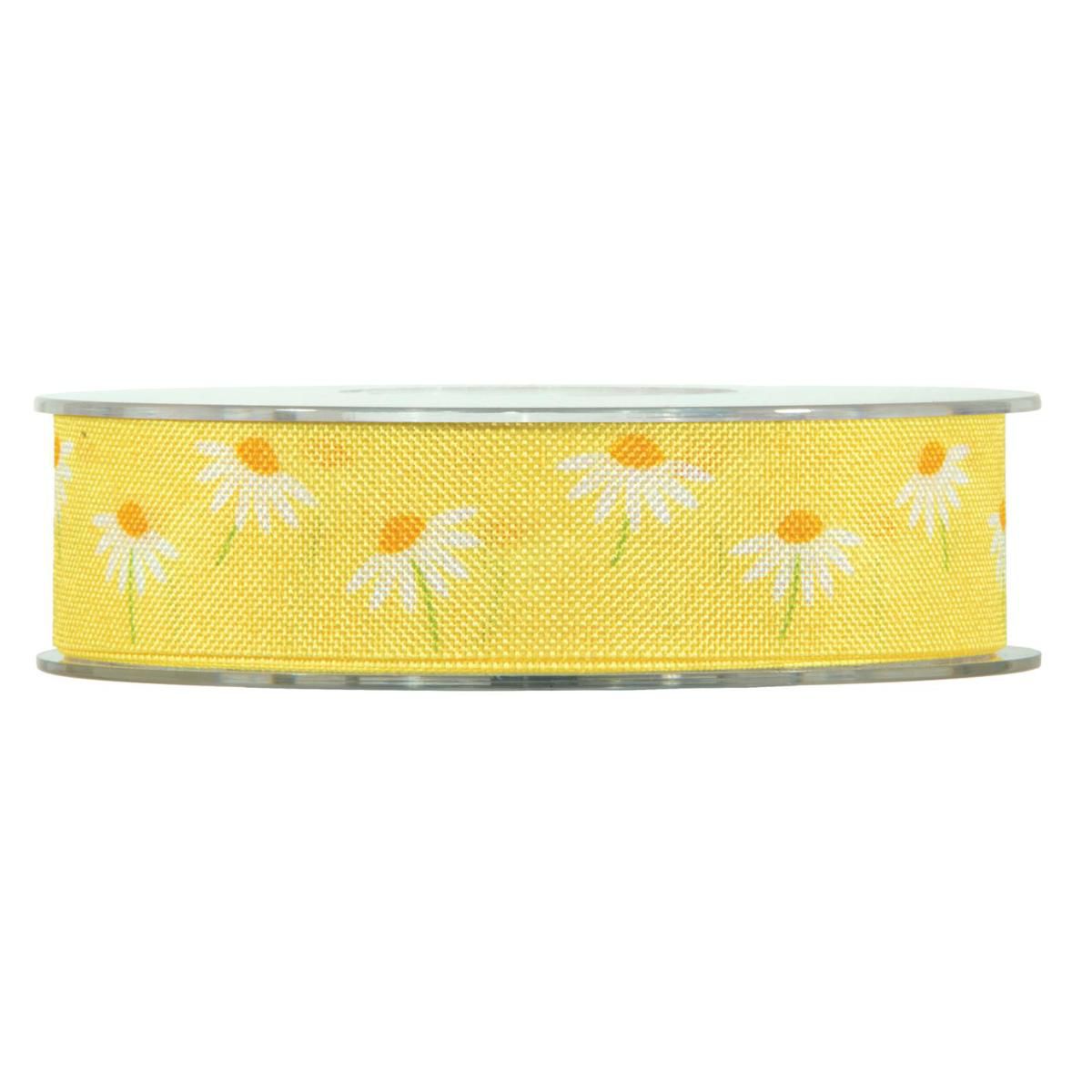 NASTRO CANVAS 25MM 20MT-MARGUERITE- GIALLO